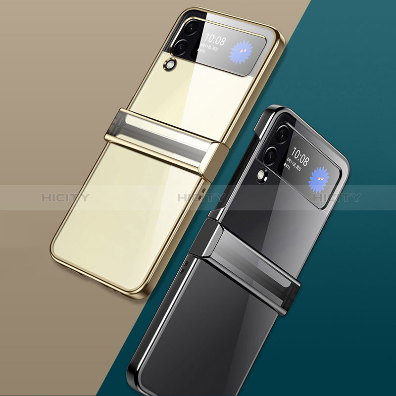 Cover Crystal Trasparente Rigida Cover H02 per Samsung Galaxy Z Flip3 5G