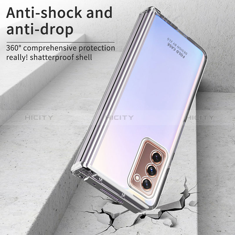 Cover Crystal Trasparente Rigida Cover H02 per Samsung Galaxy Z Fold2 5G