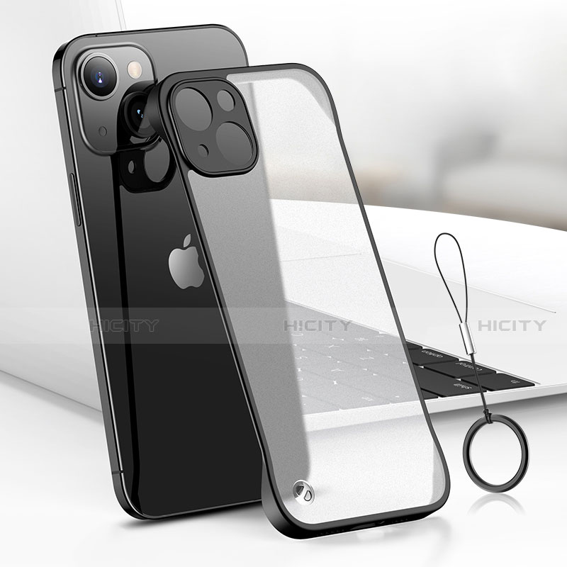 Cover Crystal Trasparente Rigida Cover H03 per Apple iPhone 13 Nero