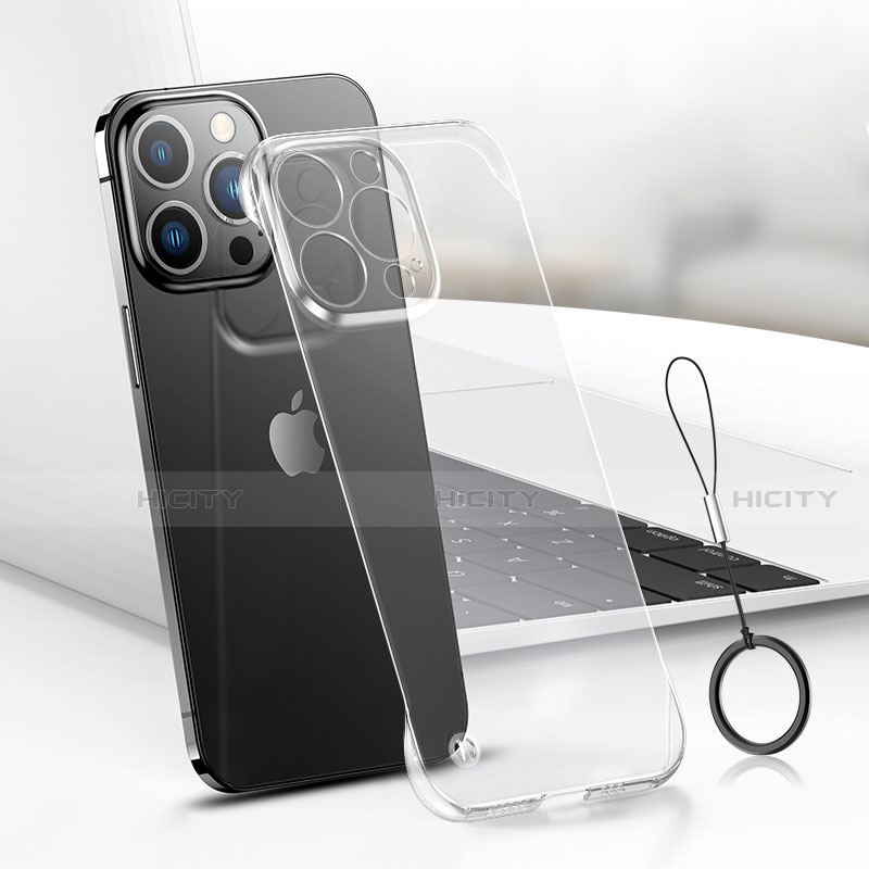 Cover Crystal Trasparente Rigida Cover H03 per Apple iPhone 15 Pro Max Chiaro
