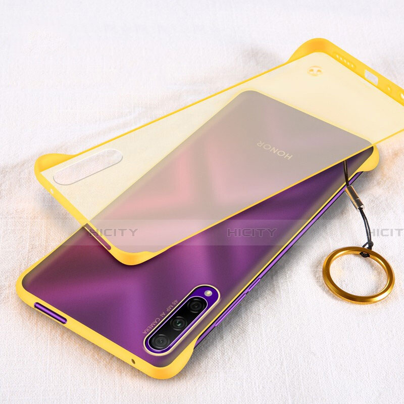 Cover Crystal Trasparente Rigida Cover H03 per Huawei Honor 9X Pro Giallo