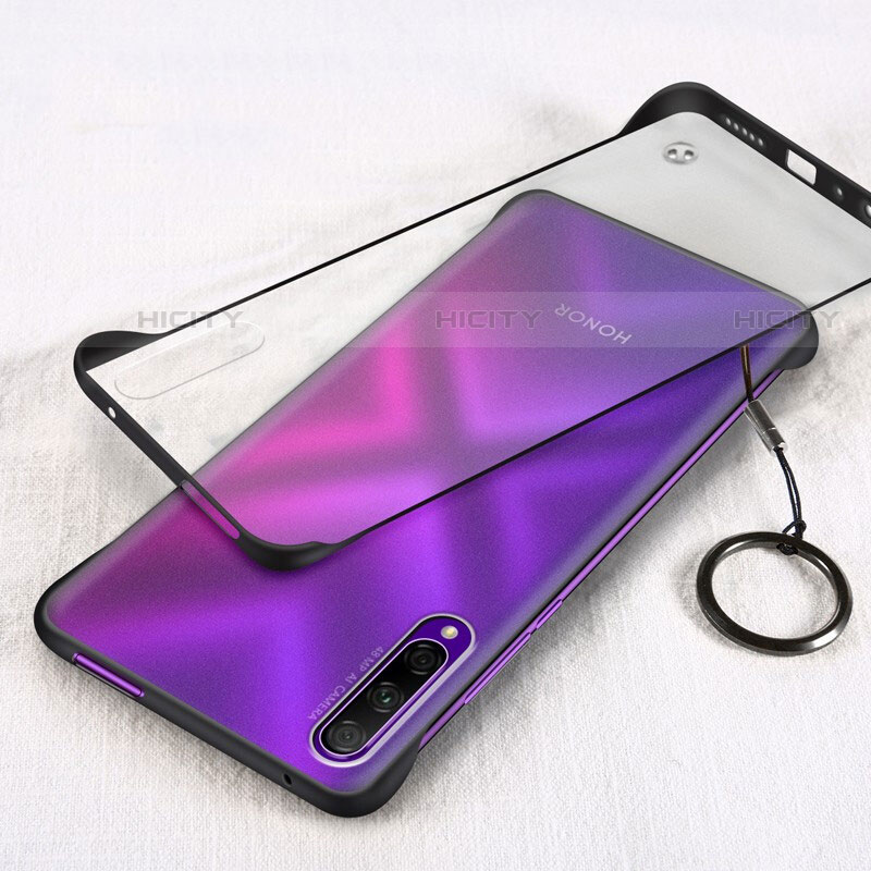 Cover Crystal Trasparente Rigida Cover H03 per Huawei P Smart Pro (2019) Nero