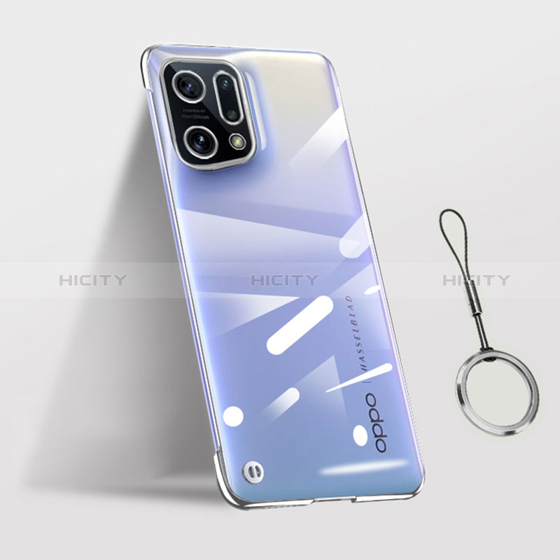 Cover Crystal Trasparente Rigida Cover H03 per Oppo Find X5 5G