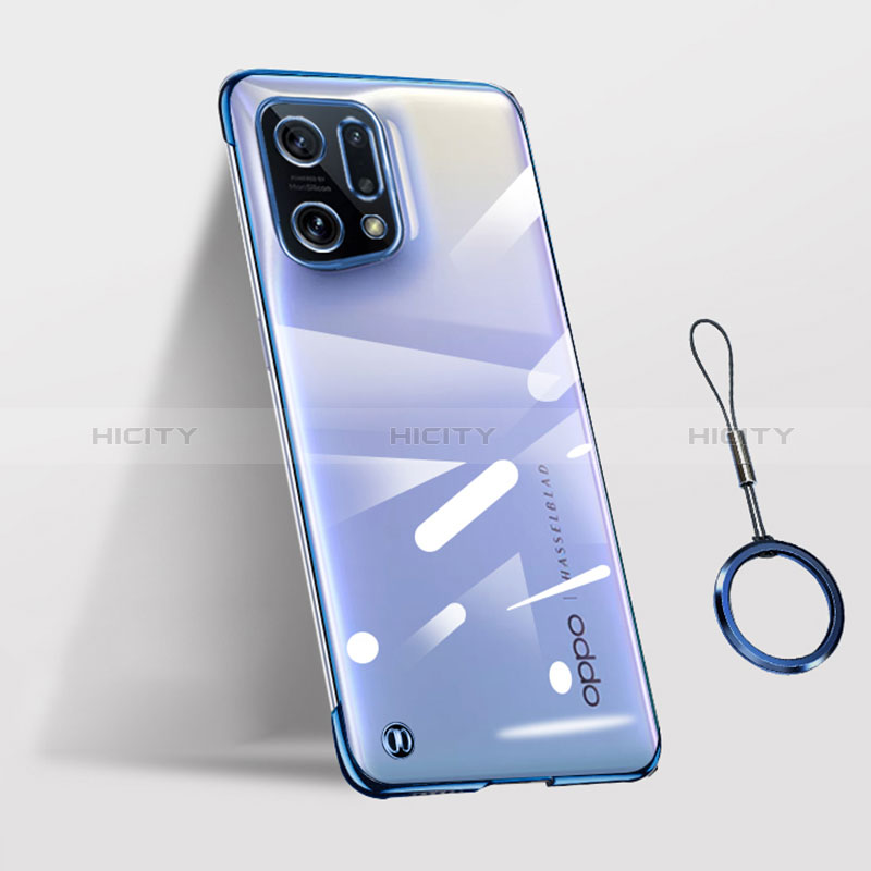 Cover Crystal Trasparente Rigida Cover H03 per Oppo Find X5 5G