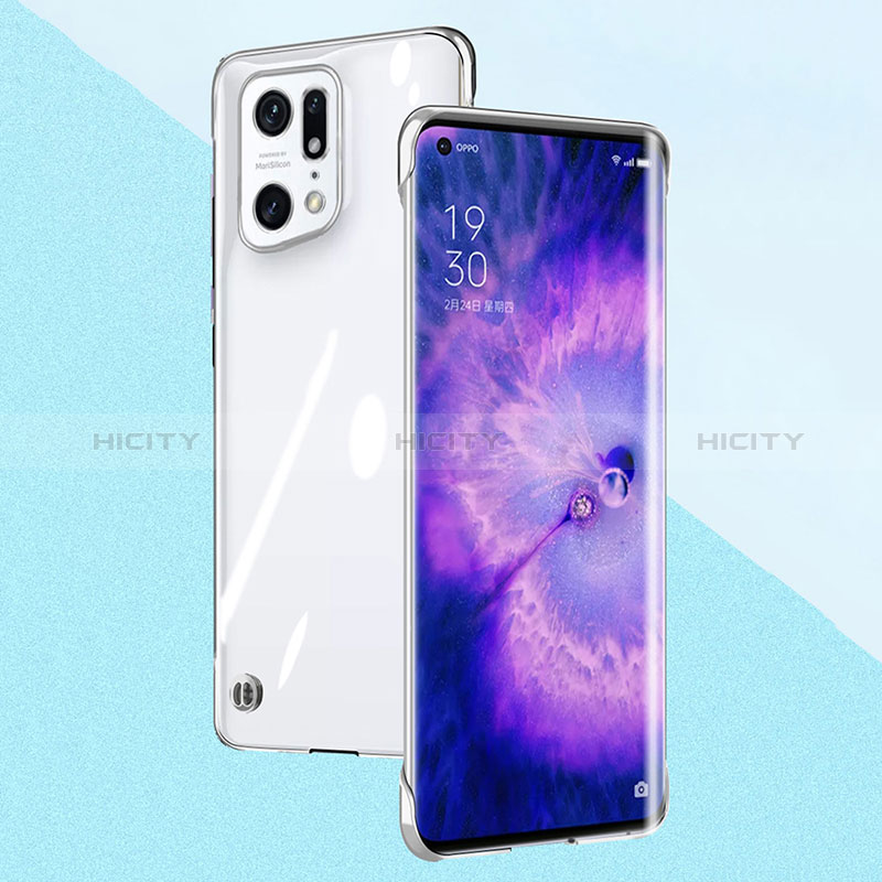 Cover Crystal Trasparente Rigida Cover H03 per Oppo Find X5 5G