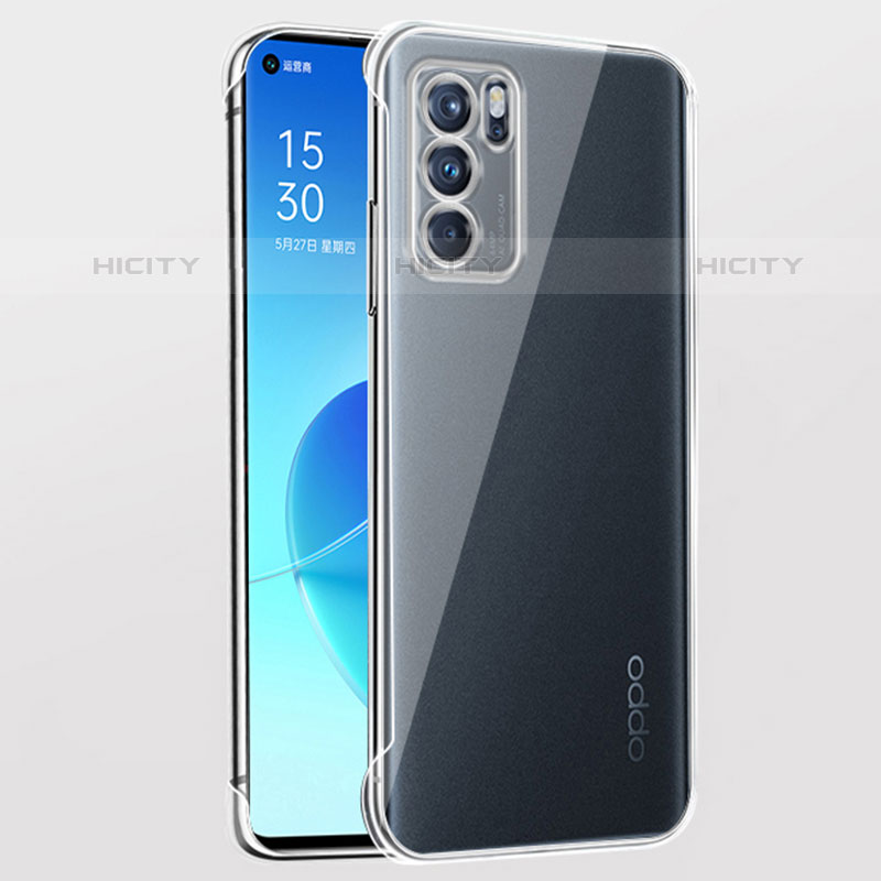 Cover Crystal Trasparente Rigida Cover H03 per Oppo Reno6 Pro 5G India