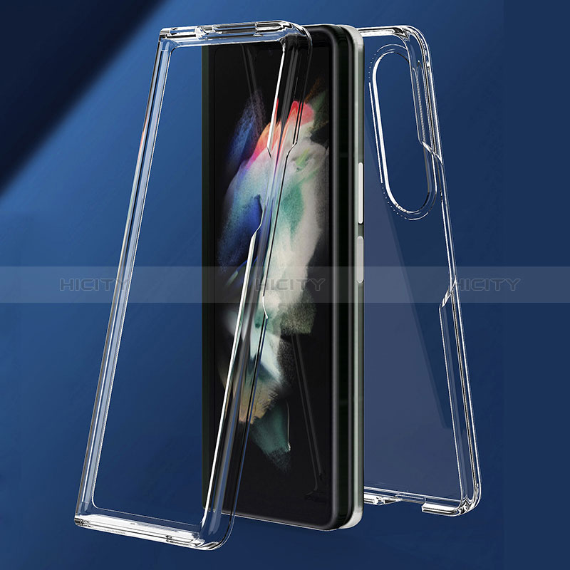 Cover Crystal Trasparente Rigida Cover H03 per Samsung Galaxy Z Fold3 5G