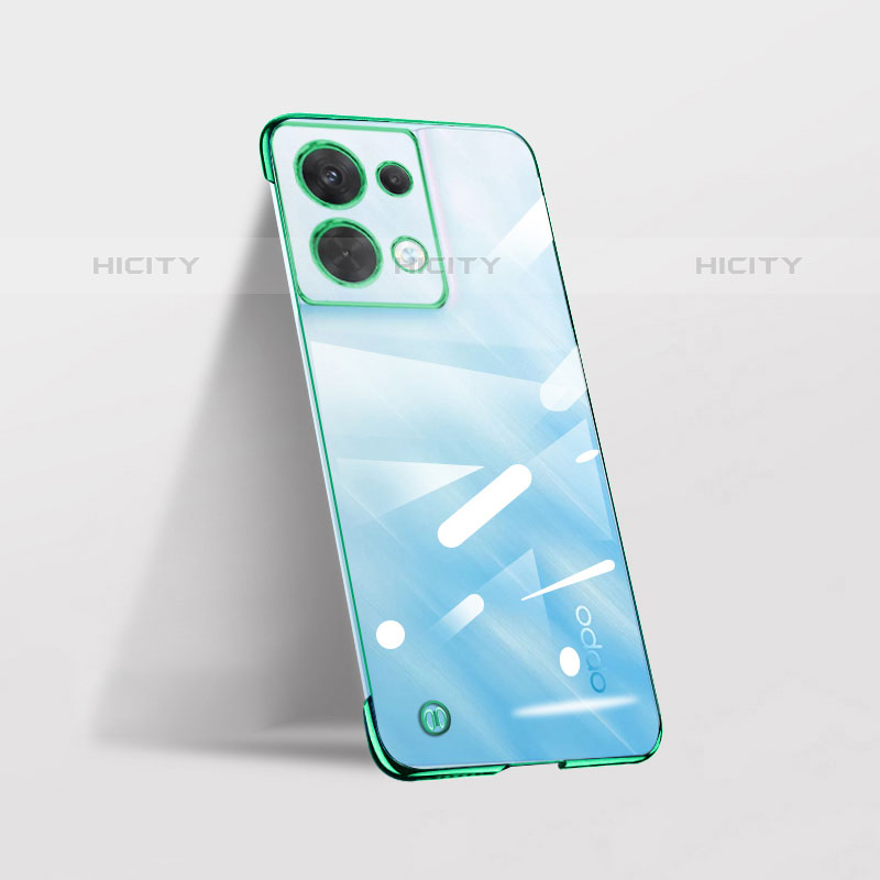 Cover Crystal Trasparente Rigida Cover H04 per Oppo Reno8 5G Verde