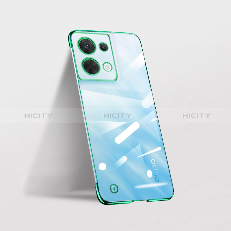 Cover Crystal Trasparente Rigida Cover H04 per Oppo Reno9 Pro+ Plus 5G Verde