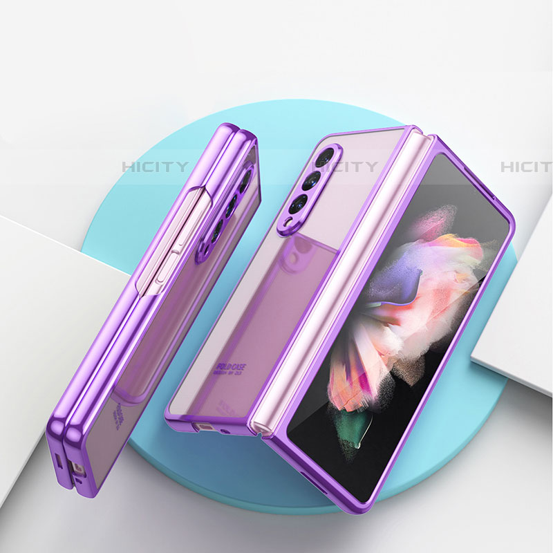 Cover Crystal Trasparente Rigida Cover H04 per Samsung Galaxy Z Fold4 5G