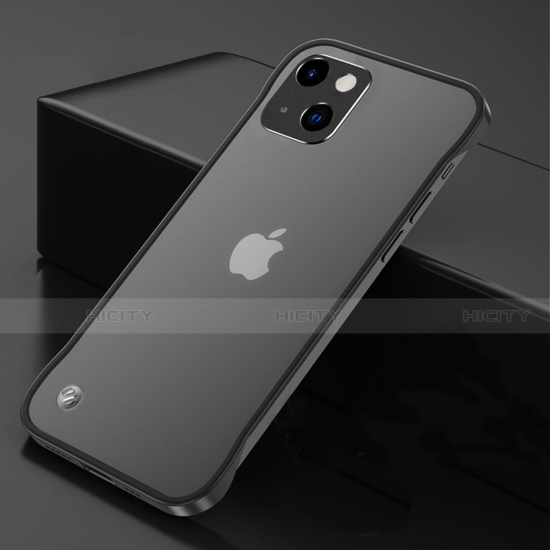 Cover Crystal Trasparente Rigida Cover H06 per Apple iPhone 13 Nero