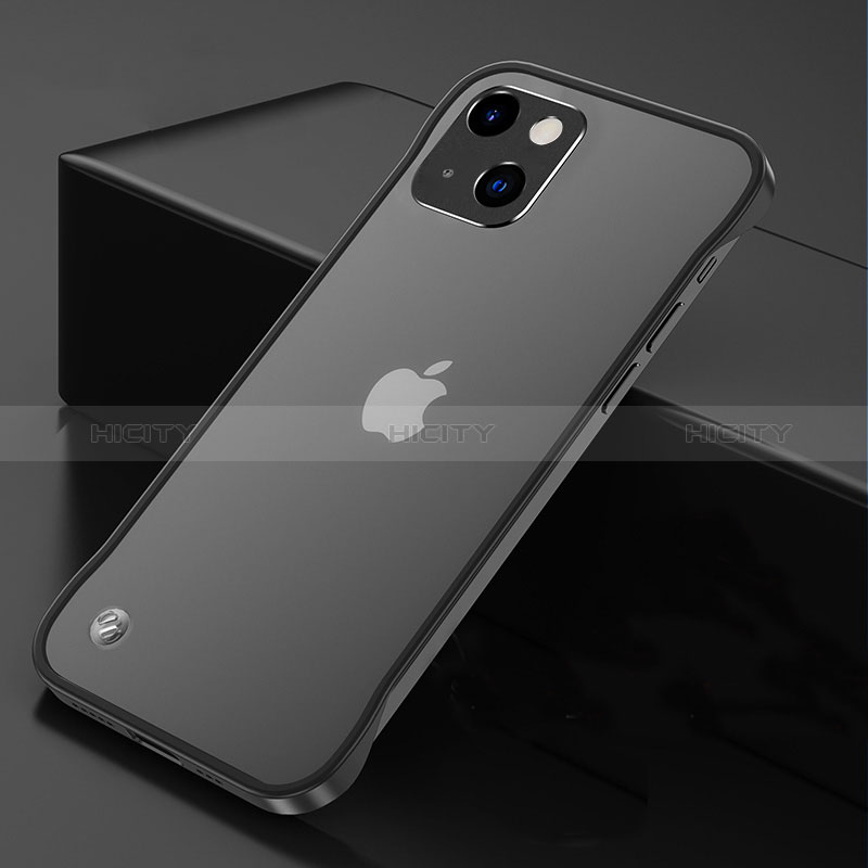 Cover Crystal Trasparente Rigida Cover H06 per Apple iPhone 15 Nero