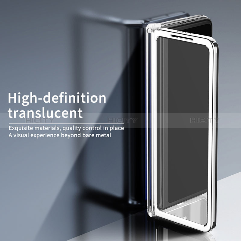 Cover Crystal Trasparente Rigida Cover H06 per Samsung Galaxy Z Fold3 5G