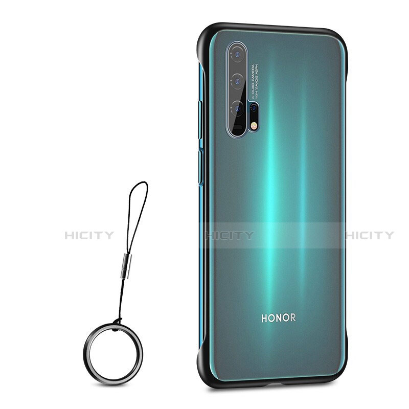 Cover Crystal Trasparente Rigida Cover S01 per Huawei Honor 20 Pro Nero