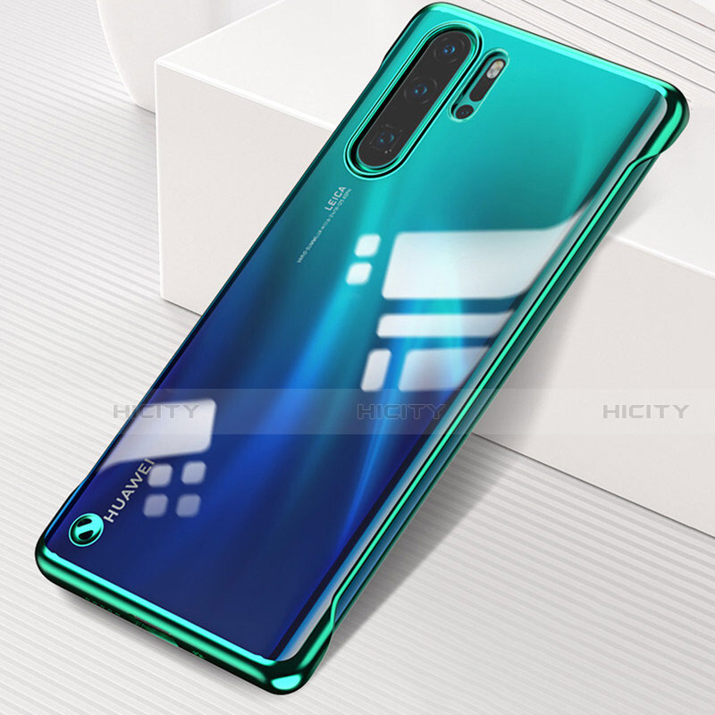 Cover Crystal Trasparente Rigida Cover S01 per Huawei P30 Pro New Edition Verde