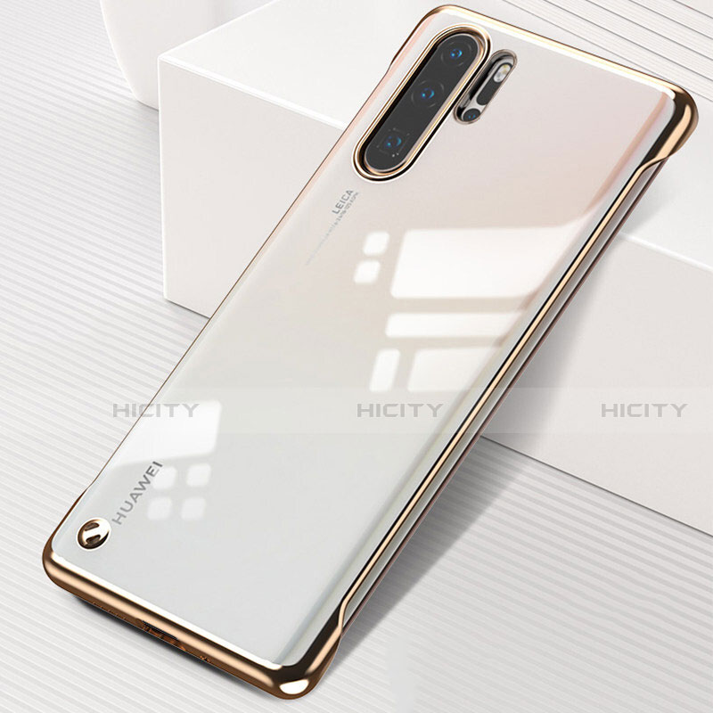 Cover Crystal Trasparente Rigida Cover S01 per Huawei P30 Pro Oro