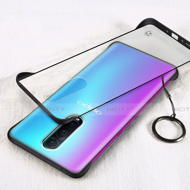 Cover Crystal Trasparente Rigida Cover S01 per Oppo R17 Pro Nero