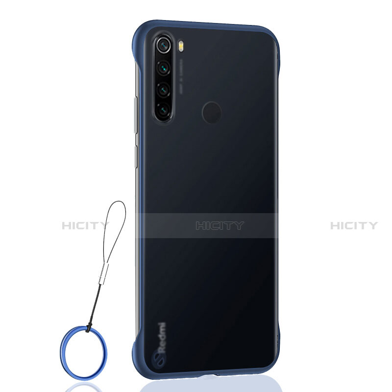 Cover Crystal Trasparente Rigida Cover S02 per Xiaomi Redmi Note 8T Blu