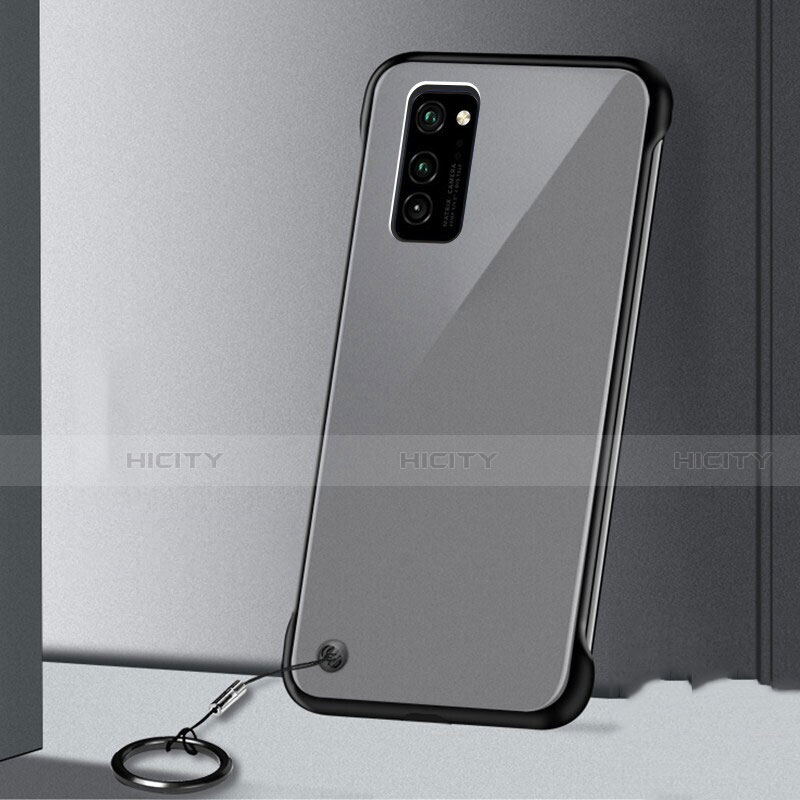 Cover Crystal Trasparente Rigida Cover S03 per Huawei Honor V30 Pro 5G Nero