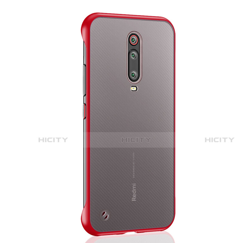 Cover Crystal Trasparente Rigida Cover S03 per Xiaomi Mi 9T Pro Rosso