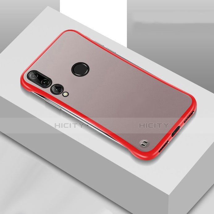 Cover Crystal Trasparente Rigida Cover S04 per Huawei Honor 20E Rosso