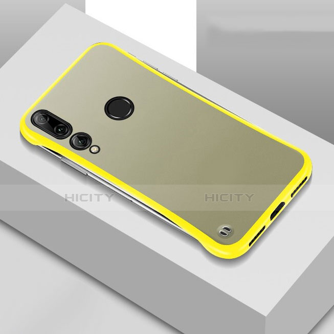 Cover Crystal Trasparente Rigida Cover S04 per Huawei P Smart+ Plus (2019) Giallo