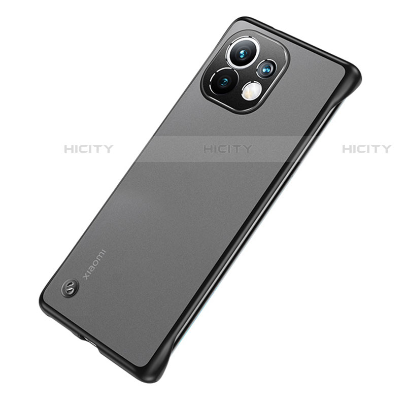 Cover Crystal Trasparente Rigida Cover S04 per Xiaomi Mi 11 Lite 4G Nero