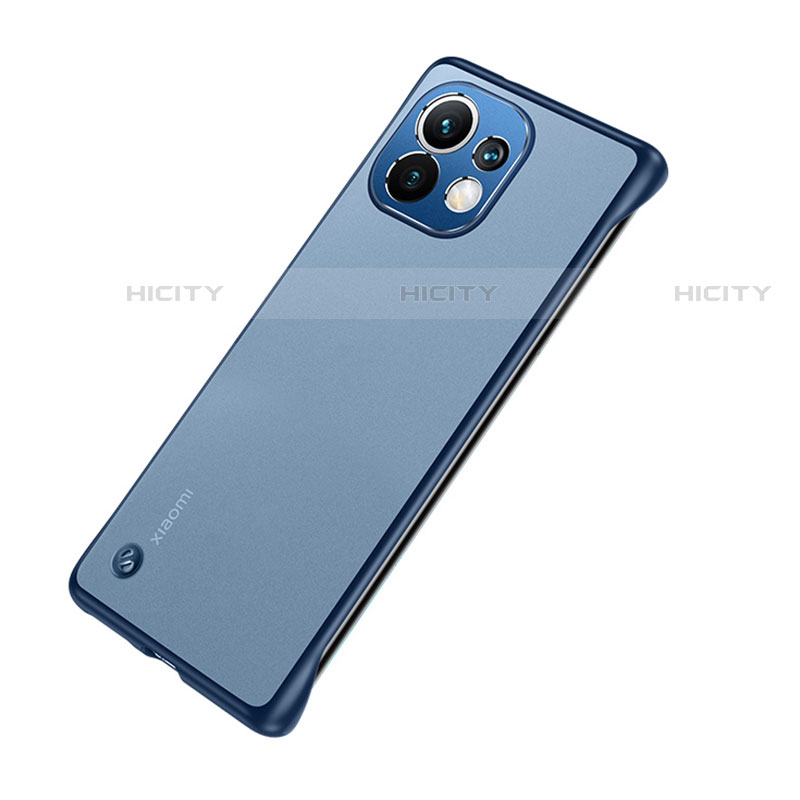 Cover Crystal Trasparente Rigida Cover S04 per Xiaomi Mi 11 Lite 5G Blu