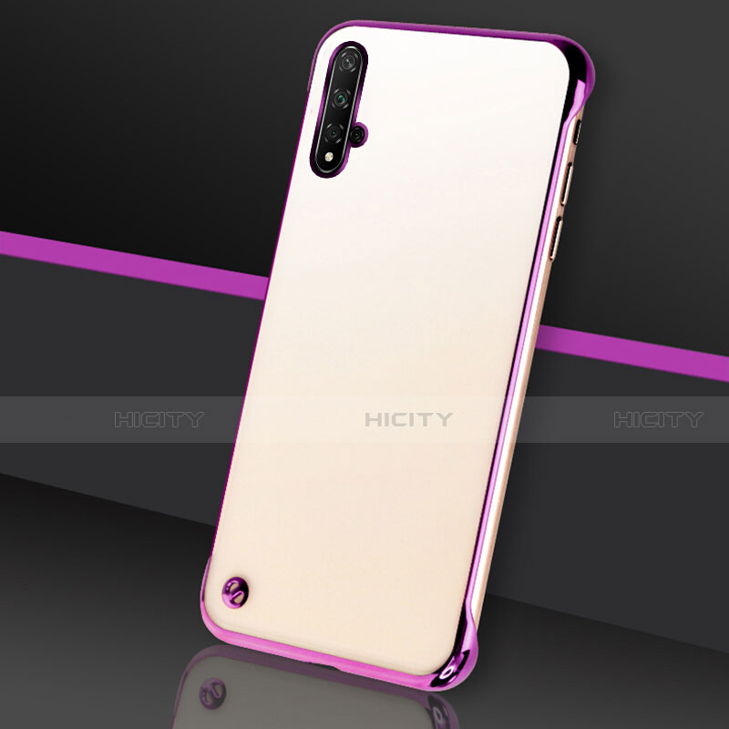 Cover Crystal Trasparente Rigida Cover S05 per Huawei Nova 5 Pro Viola