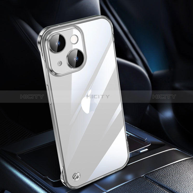 Cover Crystal Trasparente Rigida Cover Sfumato QC2 per Apple iPhone 13 Chiaro