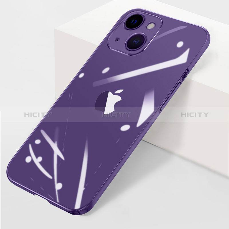 Cover Crystal Trasparente Rigida Cover WT1 per Apple iPhone 14 Viola