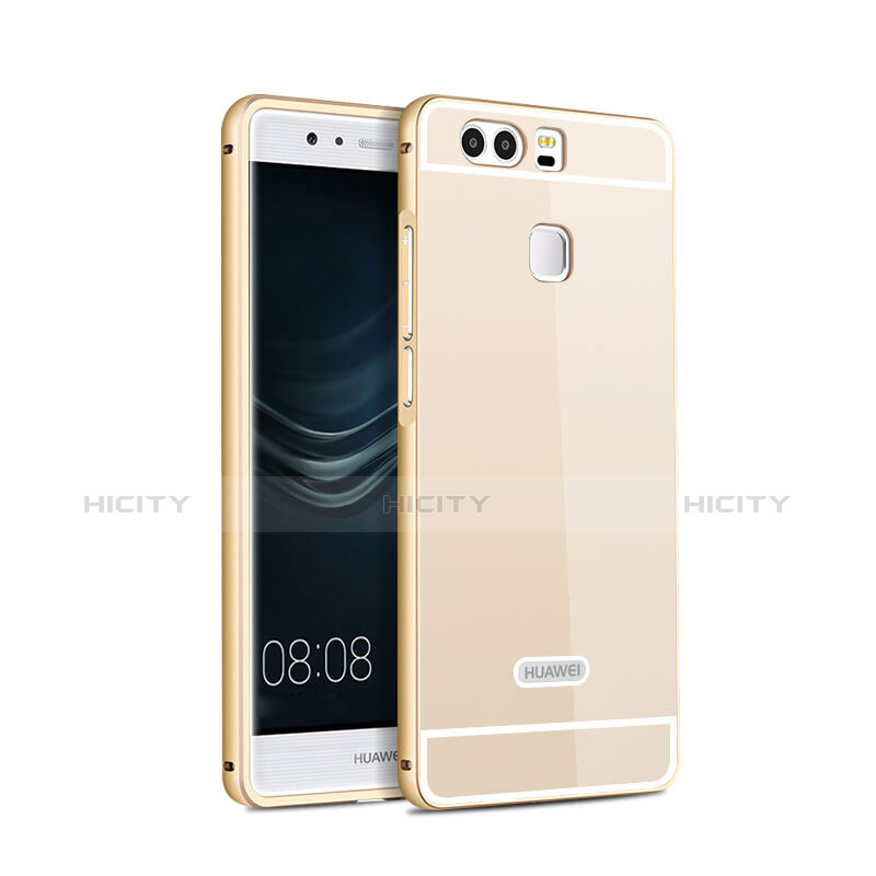 Cover Lusso Alluminio Laterale per Huawei P9 Oro