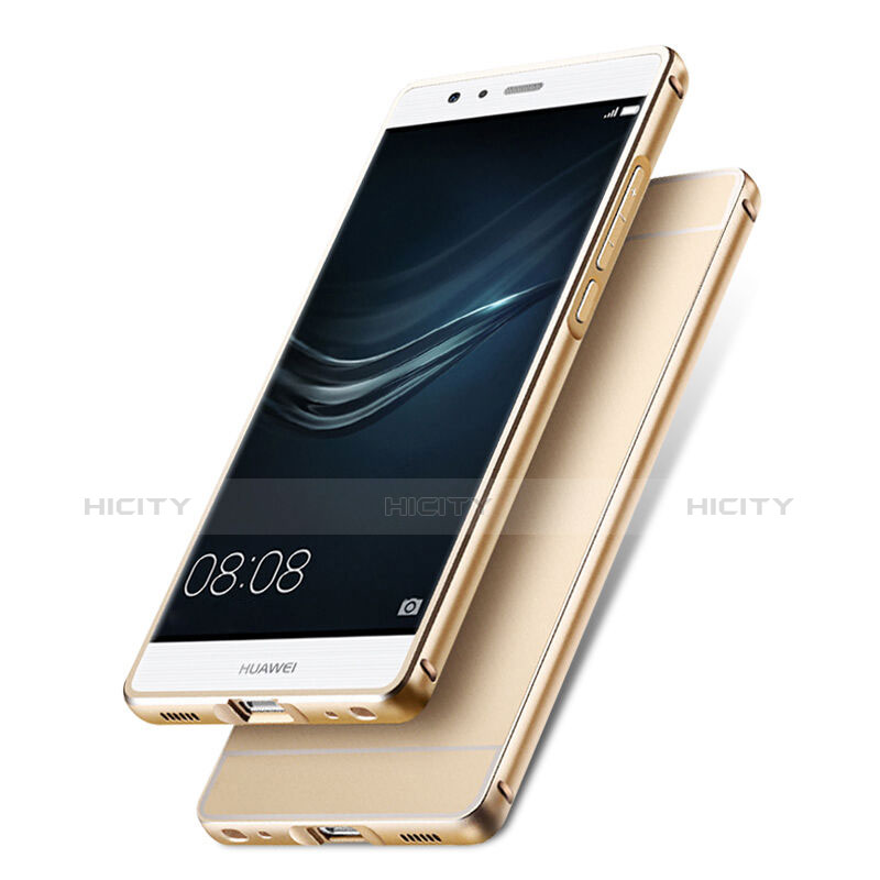 Cover Lusso Alluminio Laterale per Huawei P9 Oro