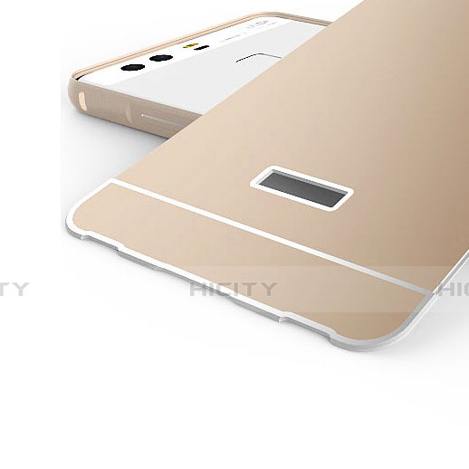 Cover Lusso Alluminio Laterale per Huawei P9 Oro