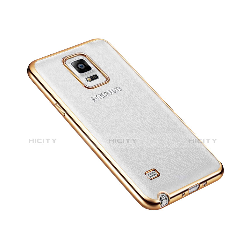 Cover Lusso Alluminio Laterale per Samsung Galaxy Note 4 Duos N9100 Dual SIM Oro