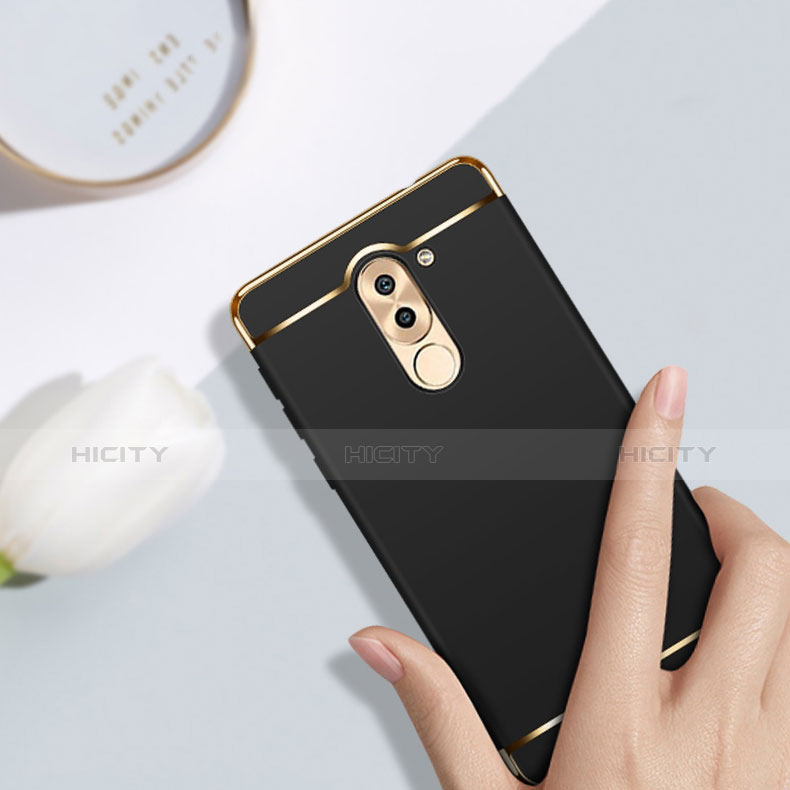 Cover Lusso Alluminio per Huawei Honor 6X Pro Nero