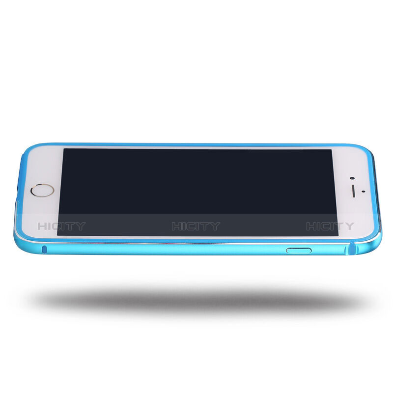 Cover Lusso Laterale Alluminio per Apple iPhone 6 Plus Cielo Blu