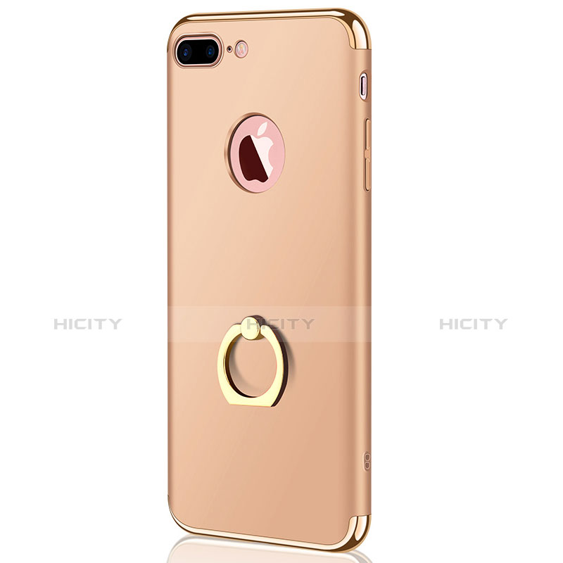 Cover Lusso Metallo Laterale e Plastica F04 per Apple iPhone 7 Plus Oro