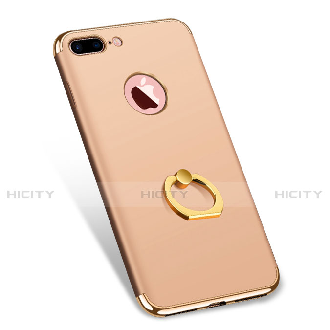 Cover Lusso Metallo Laterale e Plastica F04 per Apple iPhone 7 Plus Oro