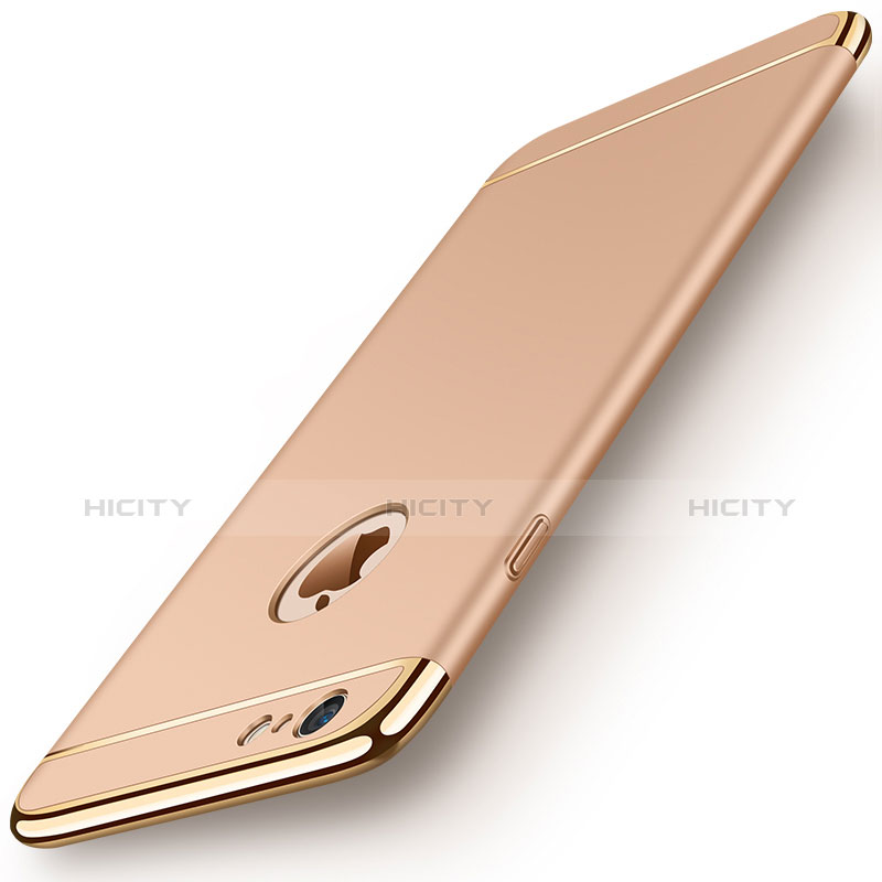 Cover Lusso Metallo Laterale e Plastica M01 per Apple iPhone 6S Plus Oro