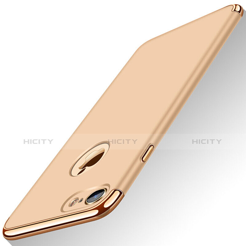 Cover Lusso Metallo Laterale e Plastica M01 per Apple iPhone 8 Oro