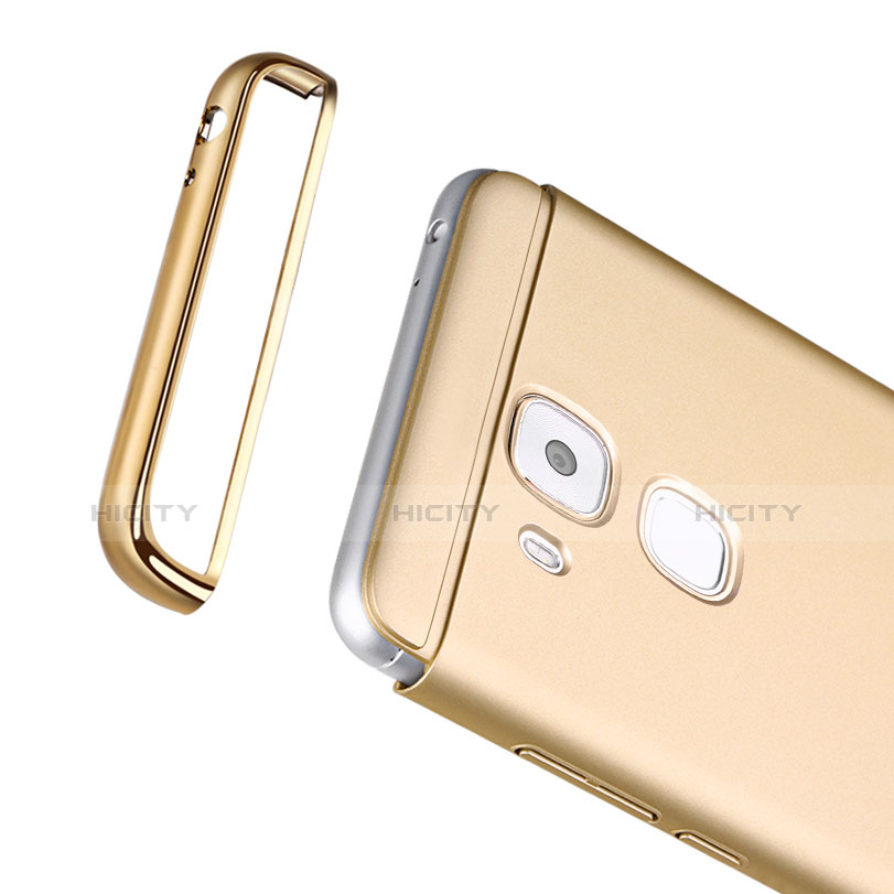 Cover Lusso Metallo Laterale e Plastica M01 per Huawei G9 Plus Oro