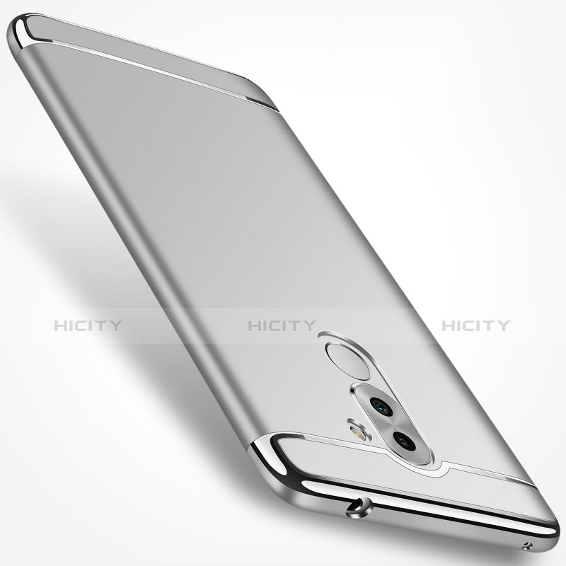 Cover Lusso Metallo Laterale e Plastica M02 per Huawei GR5 (2017) Argento