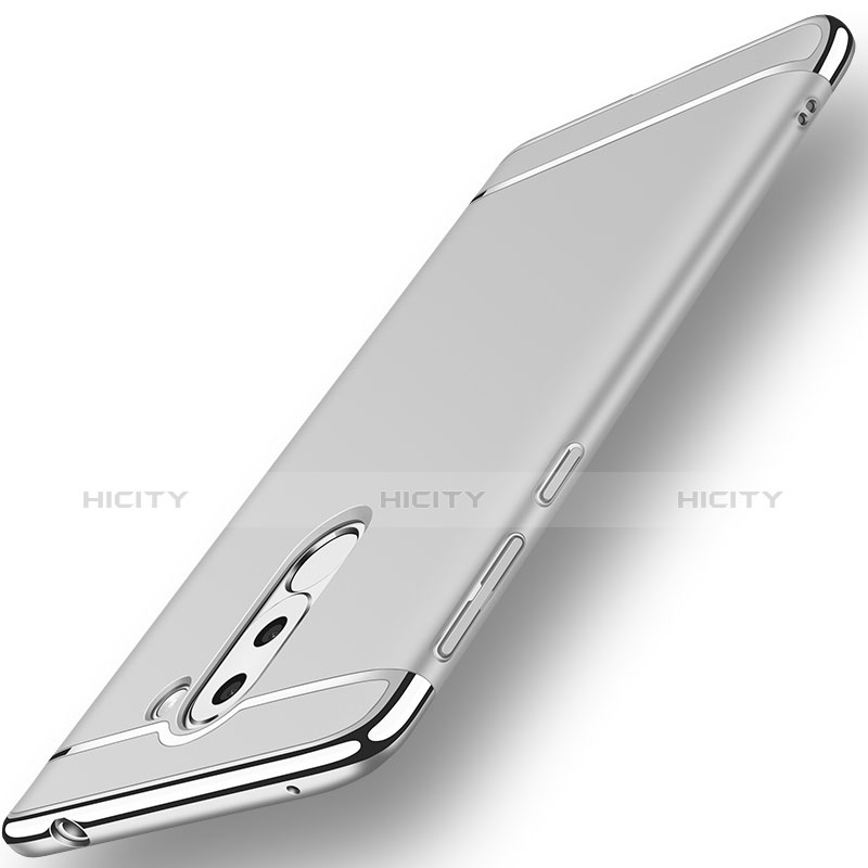 Cover Lusso Metallo Laterale e Plastica M02 per Huawei GR5 (2017) Argento