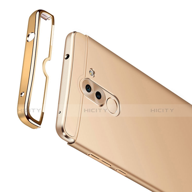 Cover Lusso Metallo Laterale e Plastica M02 per Huawei Honor 6X Oro