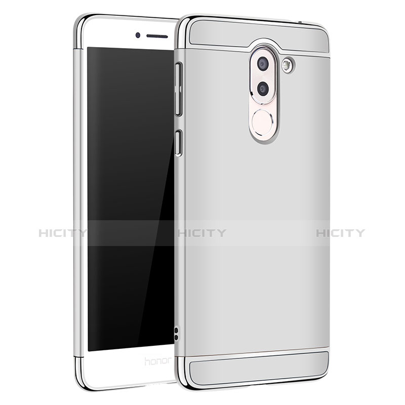 Cover Lusso Metallo Laterale e Plastica M02 per Huawei Honor 6X Pro Argento