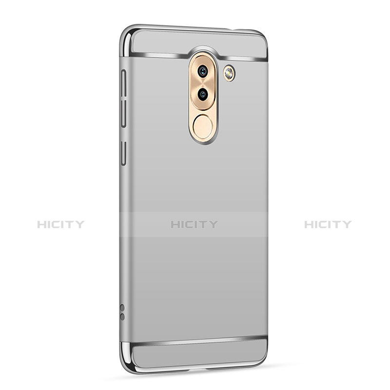 Cover Lusso Metallo Laterale e Plastica M02 per Huawei Honor 6X Pro Argento