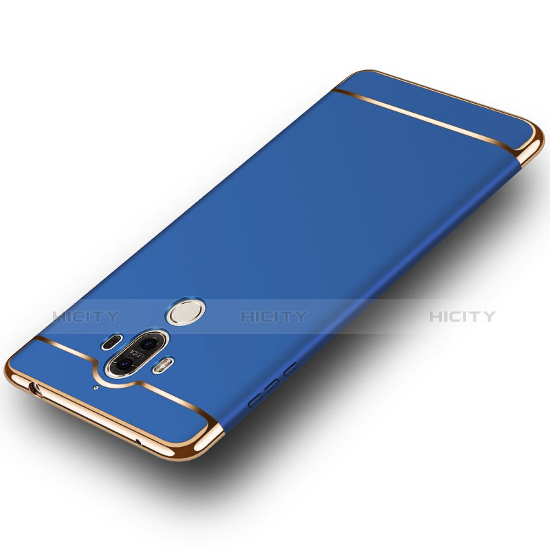 Cover Lusso Metallo Laterale e Plastica M02 per Huawei Mate 9 Blu