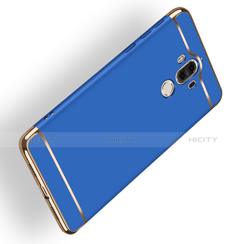 Cover Lusso Metallo Laterale e Plastica M02 per Huawei Mate 9 Blu