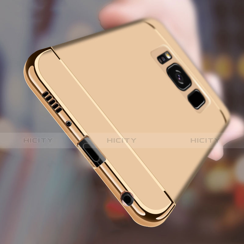 Cover Lusso Metallo Laterale e Plastica M02 per Samsung Galaxy S8 Plus Oro